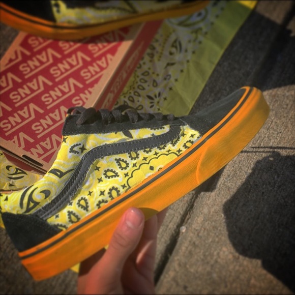 custom bandana vans